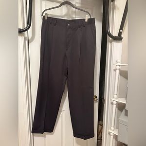 Greg Norman pleated cuffed size 35 men’s pants  great condition.